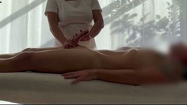 Big White Cock Unleashed In Asian Massage Parlor