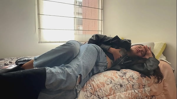 Two Filthy Lesbians Fucking In Leather Jackets And Boots.