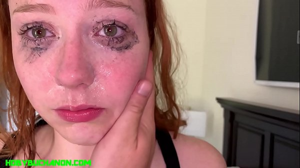 Fiery-haired Youth Arietta Adams Takes A Messy Facial Pounding And Swallows Every Drop