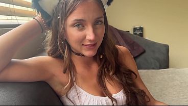 Squirting Teen Trick-or-treater Macy Meadows Gets Her Freaky Fantasy Fulfilled By Scott Stark