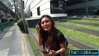 Busty Little Thai Milf Gets Wild With A Farang, Amateur Fucking Like Crazy