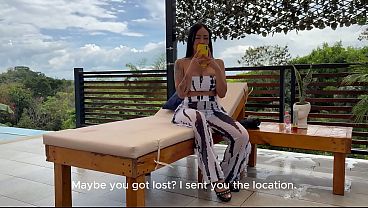 Milf Masseuse Fucks A Young Stud With A Huge Cock In Public, He Blows His Load In Her Mouth, And A Couple Of Pervs Catch Them In The Act.