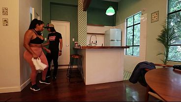 Hot Pink Stepmom Secretly Teasing Her Son-in-law, Making His Cock Ache For Her.