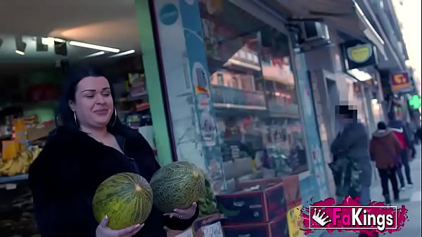 Big-titted, Fat-assed Milf Shows Off In Public, Then Gets Railed Hard At Home