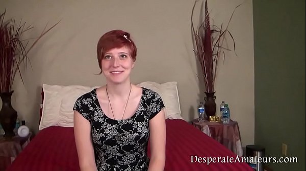 Redhead Aurora Gets Desperate And Naked For The Casting Couch