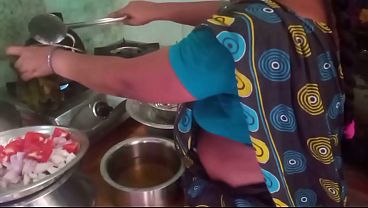 Indian Housewife Getting Fucked While Cooking For Her Boyfriend