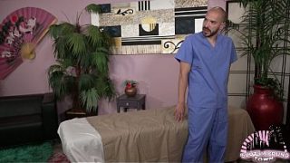 Oily Massage Leads Straight Into A Steamy Spa Pounding.