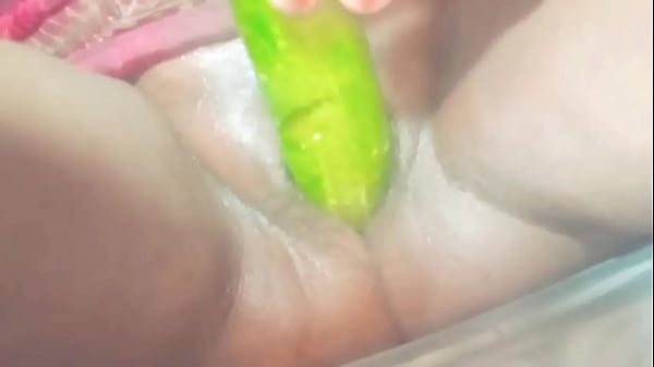 Indian Desi Bhabhi Gets Fucked With Cucumber – Part 2