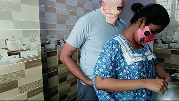 Desi Housewife Gets A Hot, Steamy Kitchen Fuck