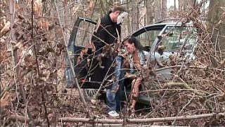 Nataly Lancaster Alone In The Woods, Stripped And Begging For A Kinky Fuck.