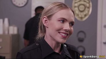 Cheating Slut Cop Gets Wrecked By The Whole Damn Police Force In A Nasty Gangbang