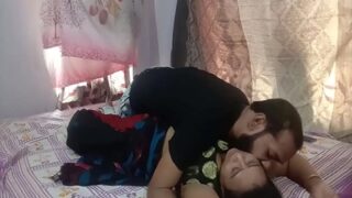 Boudhi Walks In On Her Guest Jerking Off To Porn, So She Bends Over And Lets Him Fuck Her Senseless.
