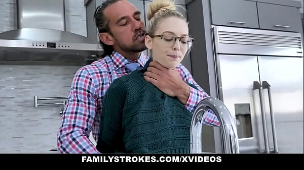 Blonde Slut Lily Larimar Takes Her Stepdad’s Cock While Talking Filthy