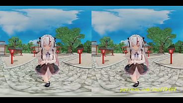 Vr180 Mmd Ayame Dance – 3d Hololive Porn, Wet And Wild Fuck