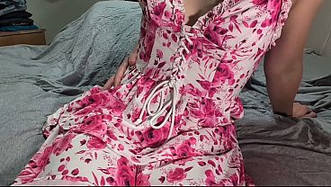 College Sluts Soaking Through Their Summer Dresses From Hitting The Wand.