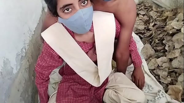 Indian Village Schoolgirl Sneaks Into The Forest And Gets Fucked Hard