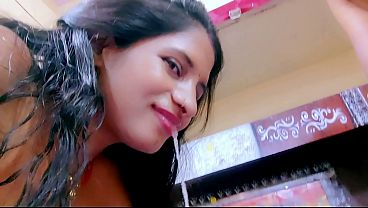 Badaim6 College Slut Deepthroats Cock, Takes Hot Cum Load In Mouth With Hindi Audio